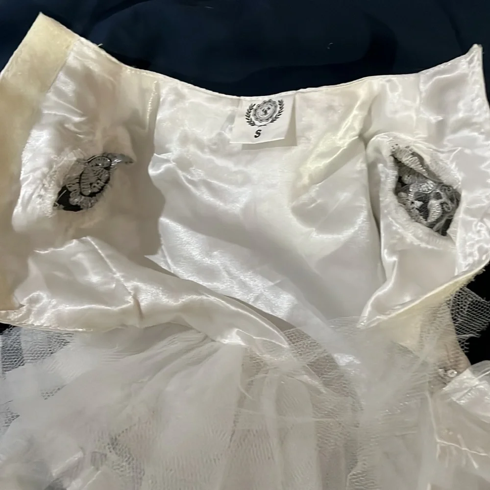 Wedding dress for small dog - Picture 3 of 3